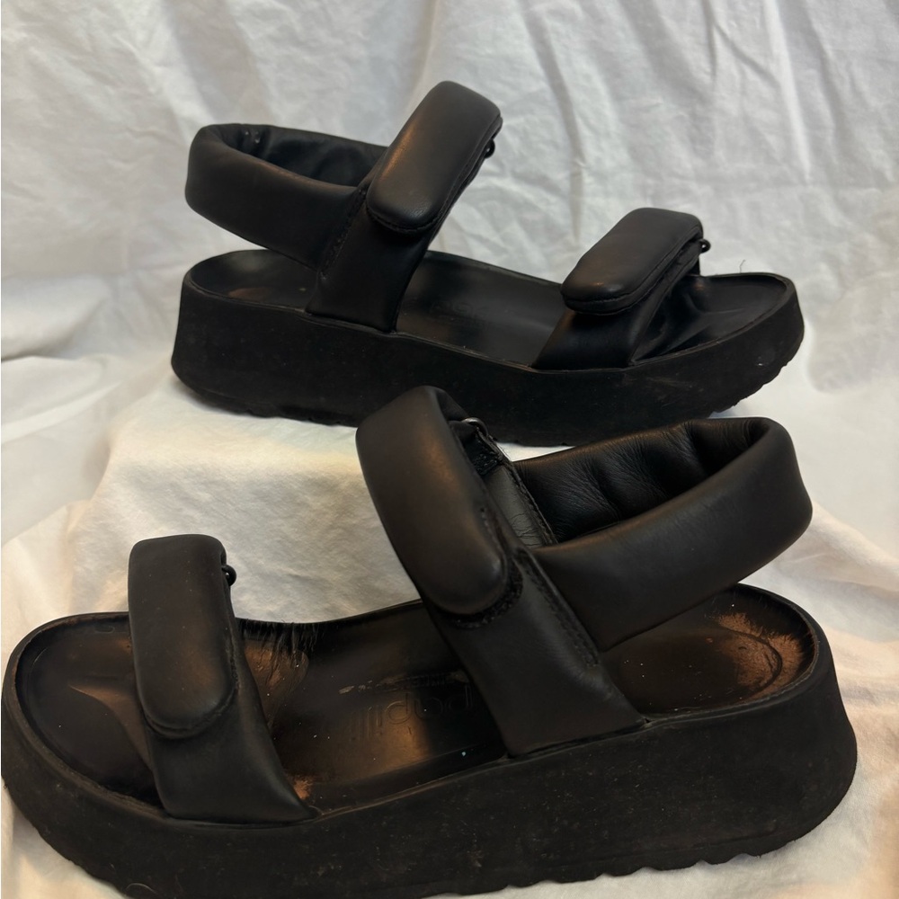 Black Women's Platform Sandals